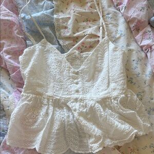 White Lace Women’s Top